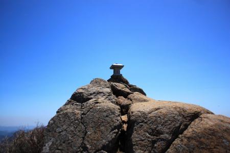石鎚山・天狗岳山頂(1982m)に到着