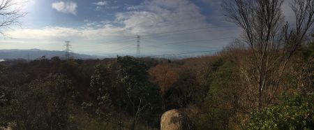 展望台からの展望・西側、大阪側
