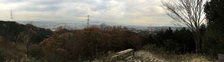 国見山からのパノラマ展望。夜景のほうがぜんぜんいい
