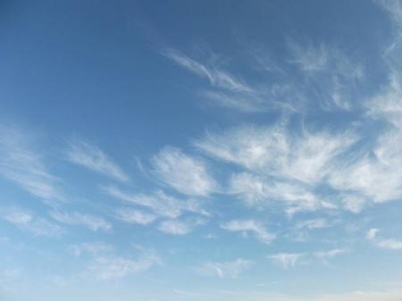 真っ青な空