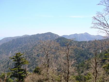 大普賢岳方面