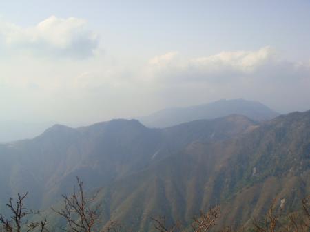 八経ヶ岳方面