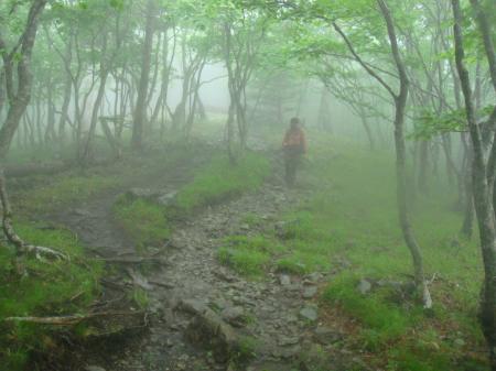 雨とガスの中