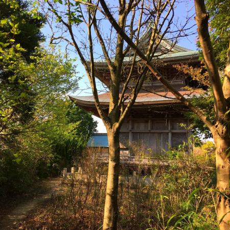 落葉山の山頂に寺があった