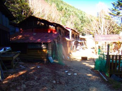木賊山から一旦下ったところにある甲武信小屋。本来ならここで一泊するほうがいいのかもね
