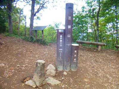 三頭山・西峰(1524.5m)に到着。ここまで早かった