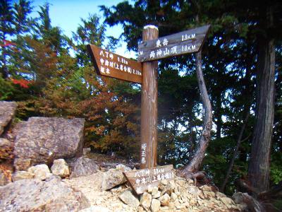 両神山頂までまだ1.8kmもある。これからいくつアップダウンがあるんだろうか