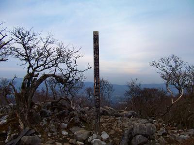 さて、御池岳山頂(1247m)に戻って撮影。これで鈴鹿最高峰は踏んだ
