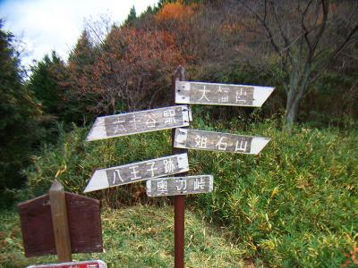 六十谷駅へのエスケープルートもあるのかな。ぜんぜんいけそうなので大福山へ向かう