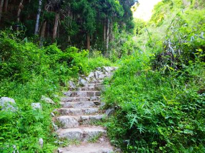 石の階段も結構長かったかもしれない
