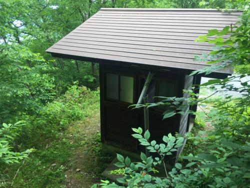 すると駐車場のトイレ裏にでてきました