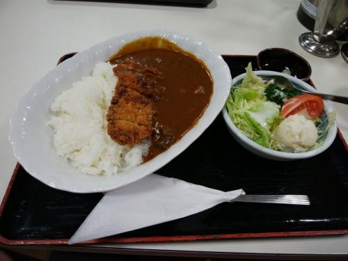 下市温泉で汗を流して食事。どうしてもカレーを選んでしまうｗこれがまた美味しかった