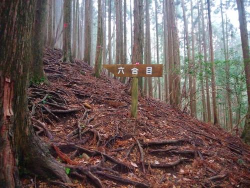 六合目。登りはまだ続く